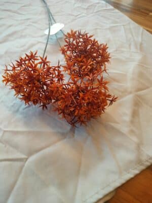 Allium spray orange 62cm
