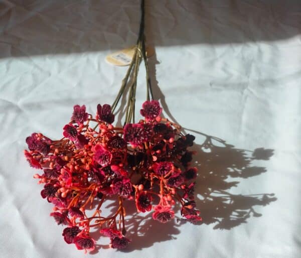Gypsophila spray  burgundy  68cm