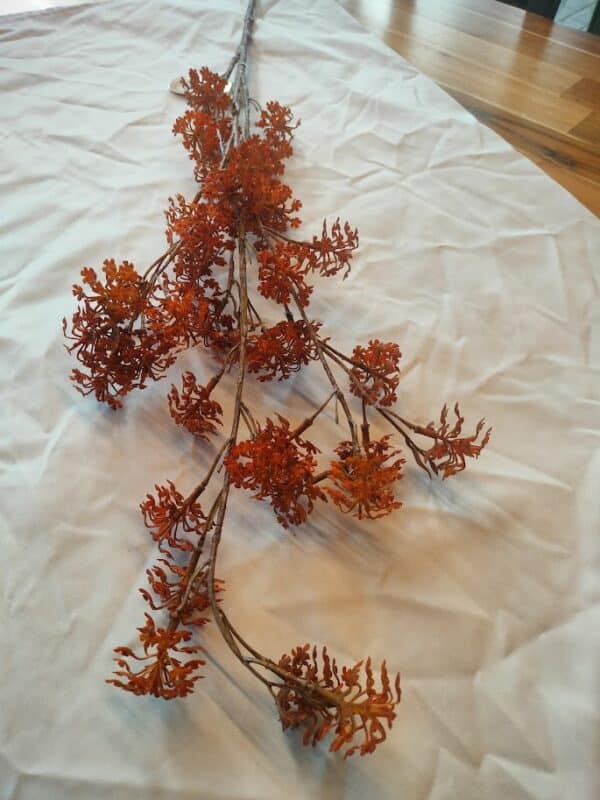 Flower mini spray orange 100 cm
