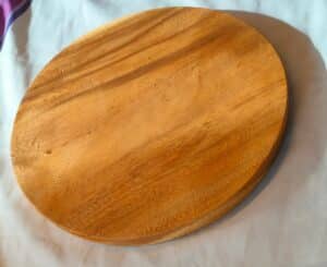 Wood slice rond