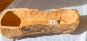 Teak schaal 40*17cm rechthoek